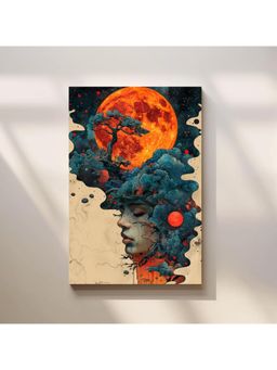 Anciq - Bitty Bopp Surreal Moon Dream Canvas Painting
