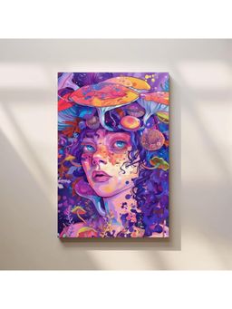 Anciq - Bitty Bopp Psychedelic Mushroom Girl Canvas Painting