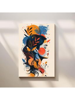 Anciq - Bitty Bopp Abstract Female Profile Canvas Painting