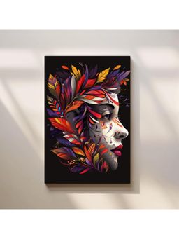 Anciq - Bitty Bopp Colorful Female Face Canvas Painting