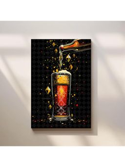 Anciq - Bitty Bopp Beer Pour Glass Canvas Painting