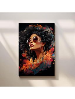 Anciq - Bitty Bopp Afro Glam Portrait Canvas Painting