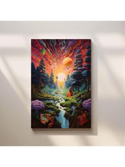 Anciq - Bitty Bopp Surreal Sunrise Valley Canvas Painting
