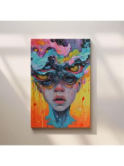 Anciq - Bitty Bopp Surreal Multi-Eyed Portrait Canvas Painting