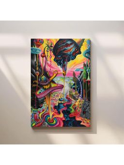 Anciq - Bitty Bopp Surreal Melting Dream Canvas Painting