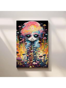 Anciq - Bitty Bopp Psychedelic Mushroom Girl Canvas Painting