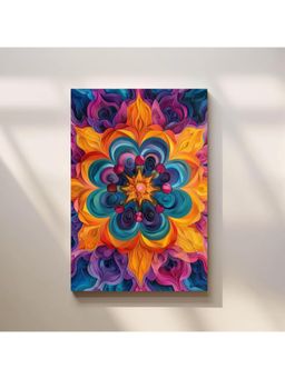 Anciq - Bitty Bopp Vibrant Mandala Floral Canvas Painting