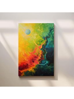 Anciq - Bitty Bopp Abstract Cosmic Flow Canvas Painting