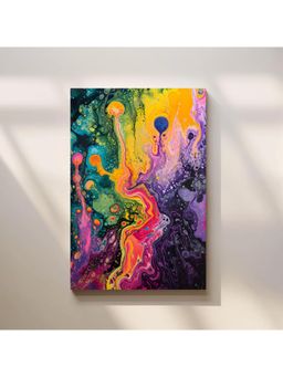 Anciq - Bitty Bopp Psychedelic Fluid Art Canvas Painting