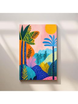 Anciq - Bitty Bopp Abstract Tropical Landscape Canvas Painting