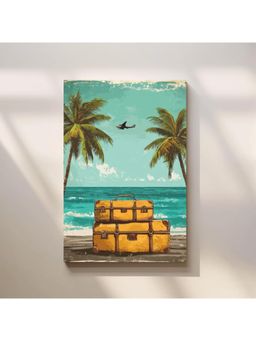 Anciq - Bitty Bopp Vintage Beach Travel Canvas Painting