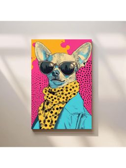 Anciq - Bitty Bopp Stylish Dog Pop Art Canvas Painting