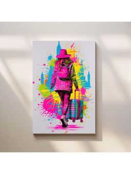 Anciq - Bitty Bopp Travel Girl Pop Art Canvas Painting