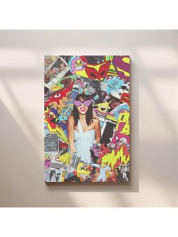 Anciq - Bitty Bopp Fashion Collage Girl Pop Art Canvas Painting