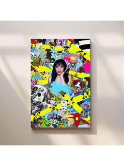 Anciq - Bitty Bopp Modern Fashion Collage Woman Canvas Painting