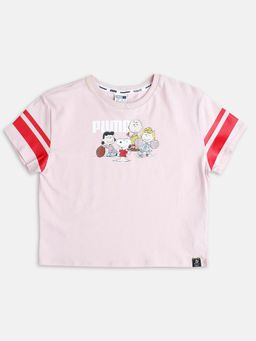 Puma - X Peanuts Girls Pink T-Shirt