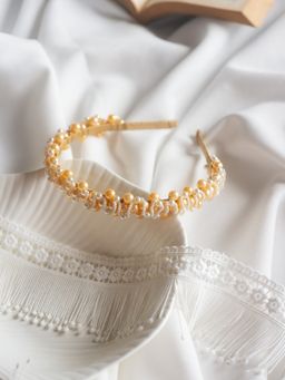 Choko - Amber Gems Pearl Multi-Color Hair Band