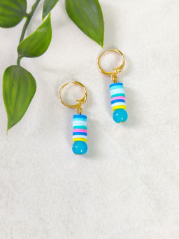 Lime By Manika - Aqua Drop Earrings