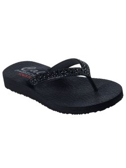 SKECHERS - Womens MEDITATION Black Casual Flipflops