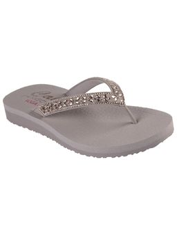 SKECHERS - Womens MEDITATION Taupe Casual Flipflops