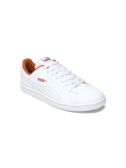 Puma - White and Brown Up Baseline Sneakers