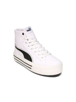 Puma - White Kaia 2.0 Womens Mid-Cut Everyday Sneakers