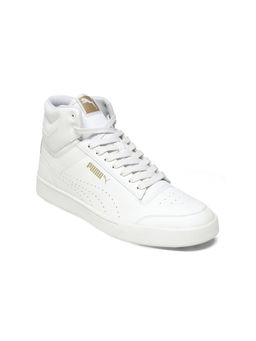 Puma - White Shuffle Court Zest Mens Sneakers