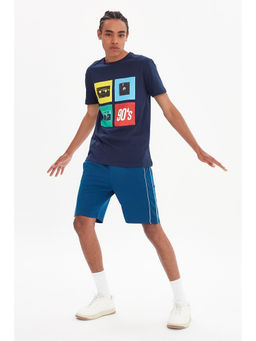 Trendyol - Man Navy Blue T-Shirt