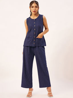STADO - Denim Striper Co-ord (Set of 2)