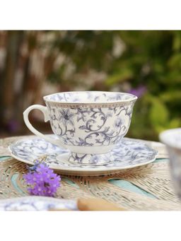 Vigneto - Royal Blue Cup and Saucer Set