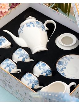 Vigneto - Azure Gold 15 Pcs Tea Set