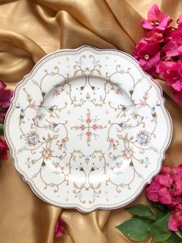 Vigneto - White Pattern Snack (Set of 8)