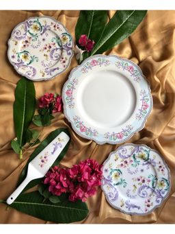 Vigneto - Purple Flower Snack (Set of 8)