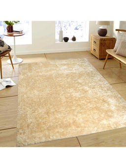 Saral Home - Ivory Polyester Carpet -150x210 cm