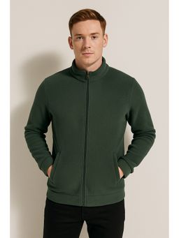 Parcel Yard - Men Winter Wear Green Sweatshirt