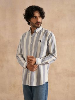 neopalms - Coastline Oxford Navy Blue Shirt