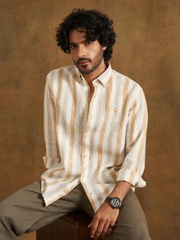 neopalms - Desert Paradise Linen Brown Shirt