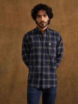 neopalms - Mariner Cotton Navy Blue Shirt