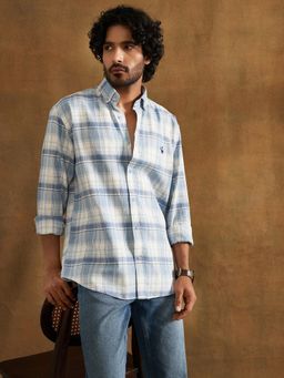 neopalms - Zen Cotton Blue Shirt