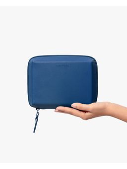 DailyObjects - Blue Marshal Mini Tech Kit Organiser Wallet - Leatherite