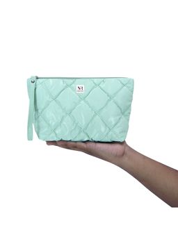 NFI Essentials - Multipurpose Quilted Cosmetic Pouch Checkered Puffy Makeup