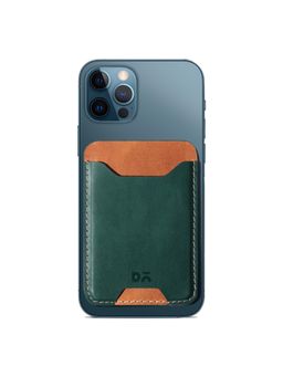 DailyObjects - Forest Green CardSafe Leather Phone Wallet