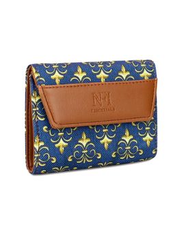 NFI Essentials - Trifold Mini Vegan Leather & Jute Wallet