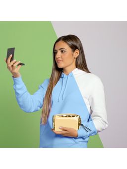 NFI Essentials - Metallica Women Makeup Accessories Storage Cosmetic Pouch