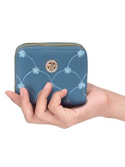 NFI Essentials - PU Leather Mini Clutch Dual Zipper Wallet