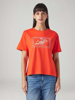 Levi's - Women's Embroidered Relaxed Fit T-Shirt