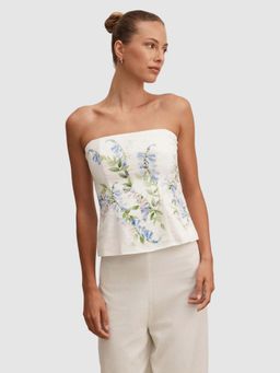 Forever New - Soleil Placement Print Top