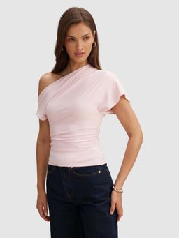 Forever New - Pink Maia Asym Top