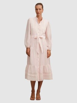 Forever New - Rachel Lace Trim Midi Dress with Belt