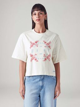 Levi's - Women's Embroidered Relaxed Fit T-Shirt